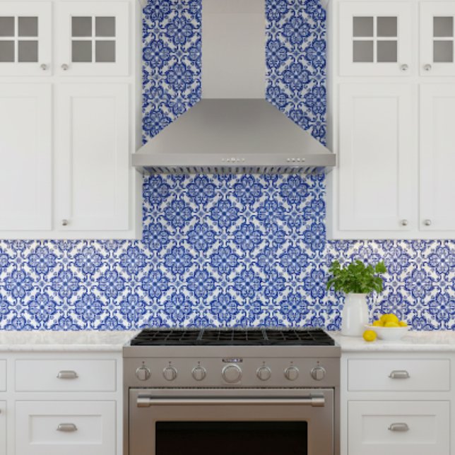 Blaues Mittelmeer Fliese (Von Creator hochgeladen)