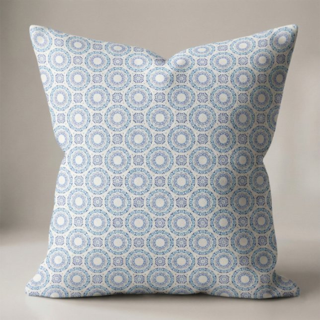 Blaues Mittelmeer Portugiesischer Azulejo Tile Pat Stoff (Von Creator hochgeladen)