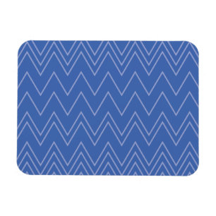 Blaues, modernes, einfaches, cooles, trendiges Zic Magnet