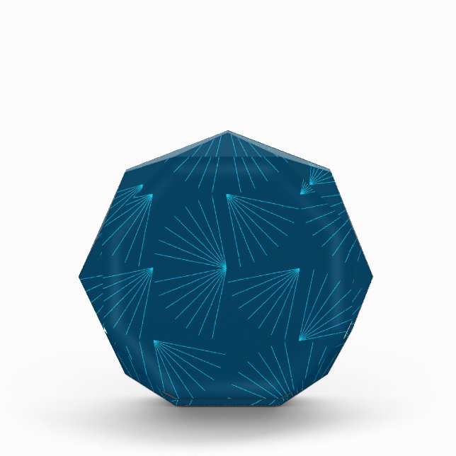 Blaues, modernes, einfaches helles Feierkonzept Fotoblock (Vorderseite)