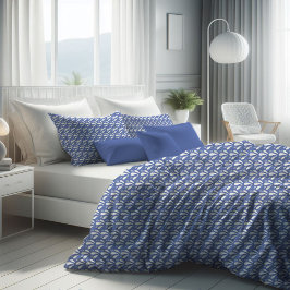 Blaues modernes Küstenwassermuster