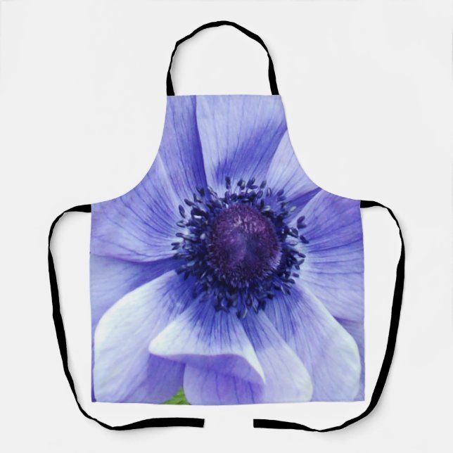 blaues Mohn, Schürze für Volldruck (Vorderseite)