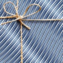 Blaues Moiré Streifen Optische Illusion Abstrakt