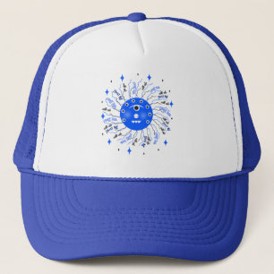 Blaues Monster Truckerkappe
