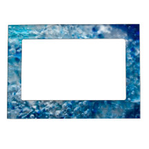 Blaues Mosaik - abstrakte blaue silberne Blasen