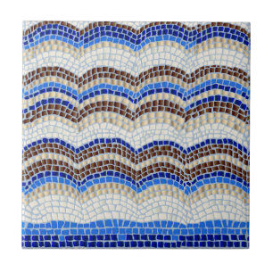 Blaues Mosaik-kleine Keramik-Fliese Fliese