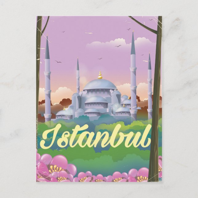 Blaues Moschee für Istanbul Postkarte (Vorderseite)