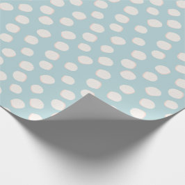 Blaues Muschel-Musterpapier Geschenkpapier