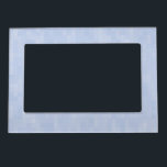 Blaues Muster - Magnetischer Bilderrahmen<br><div class="desc">Lichtblaues Muster - Magnetische Rahmen</div>
