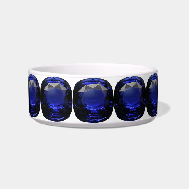 Blaues Muster Napf (Vorderseite)