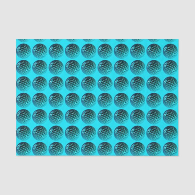 Blaues Muster Seidenpapier (Vorderseite)