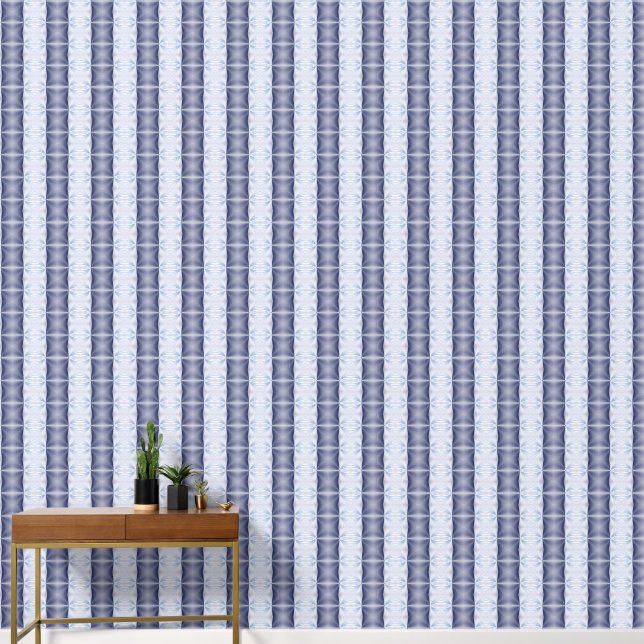 Blaues Muster Tapete (Korridor)