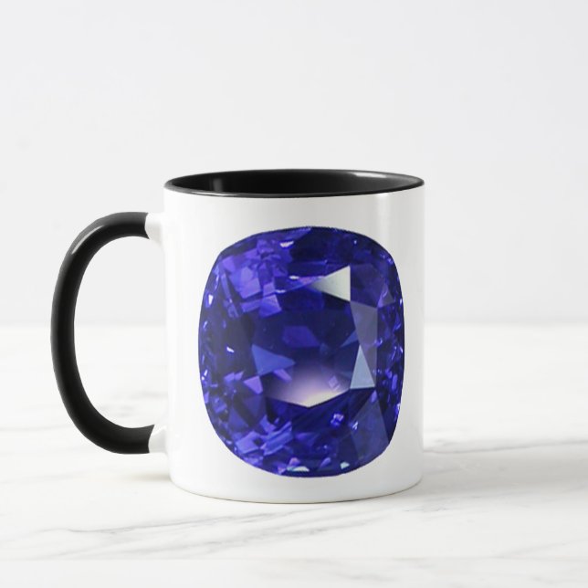 Blaues Muster Tasse (Links)