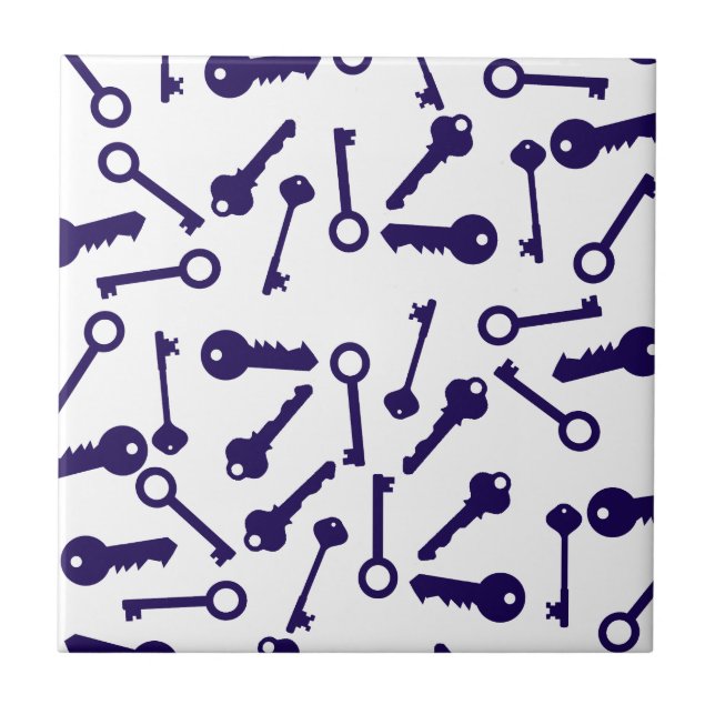 Blaues Musterprodukt Fliese (Vorderseite)