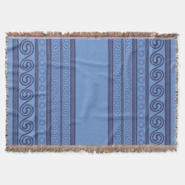 Blaues Mycenamuster Decke