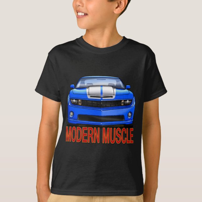 BLAUES n WEISSES CAMARO.png T-Shirt (Vorderseite)