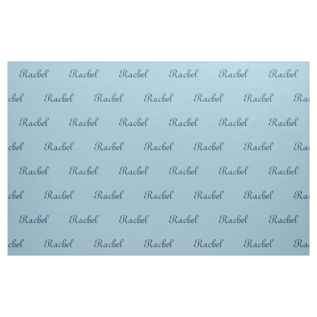 Blaues Namensgewebe Stoff (Fat Quarter (45,7 x 55,9 cm))