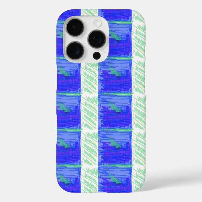 Blaues nautisches Thema  Case-Mate iPhone Hülle (Rückseite)