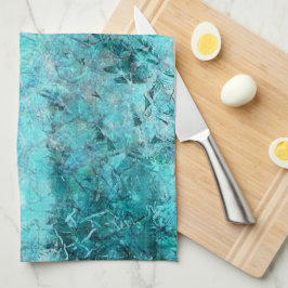 Blaues Neonpapier Geschirrtuch