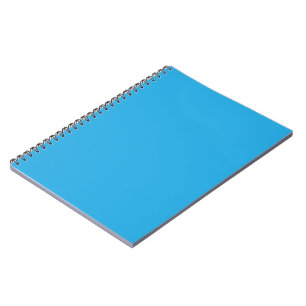 Blaues Notizbuch   Helles minimales Spiraljournal Notizblock