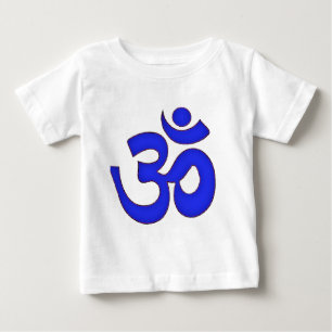 BLAUES OM, Om, sanskrit, Beschwörungsformel, Yoga, Baby T-shirt