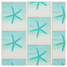 Blaues Ozeanstarfish-Gewebe Stoff