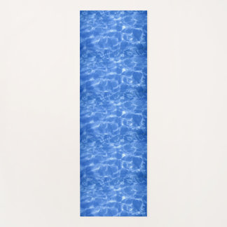 Blaues Ozeanwasser Yogamatte