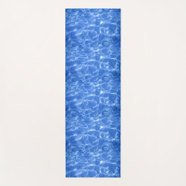 Blaues Ozeanwasser  Yogamatte (Vorderseite)