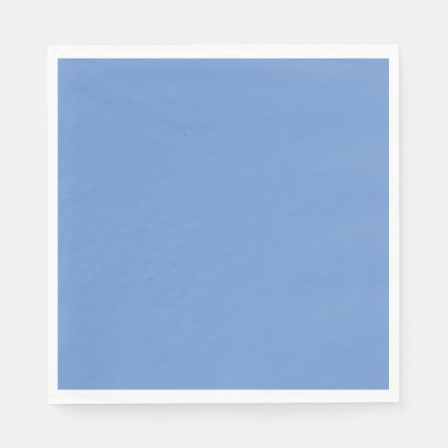Blaues Papier Serviette (Vorderseite)