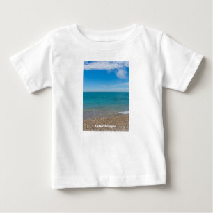 Blaues Paradies am Lago di Michigan Baby T-shirt
