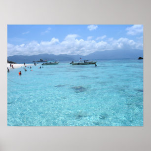 Blaues Paradies Poster