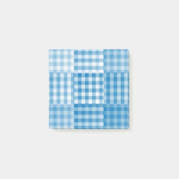 Blaues Patchwork-Muster