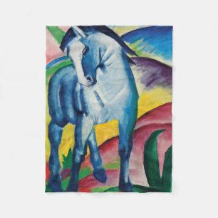 Blaues Pferd I durch Franz Marc Fleecedecke