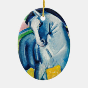 Blaues Pferd I durch Franz Marc Keramikornament