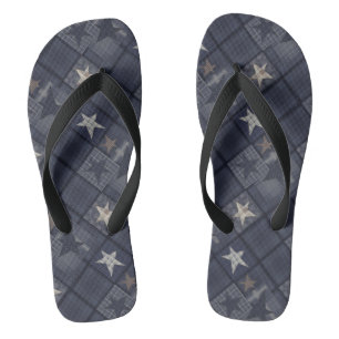 Blaues Pflaster Flip Flops