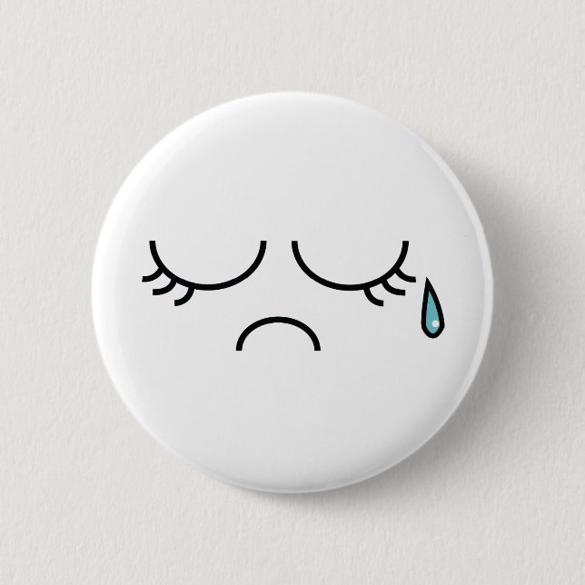 Blaues Picadilly Button (Vorderseite)