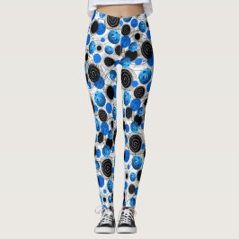 Blaues Pickleballs - Leggings