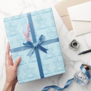 Blaues Planierpapier Geschenkpapier