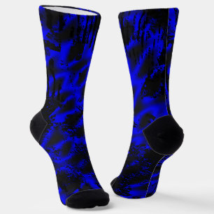 Blaues Plasma Socken