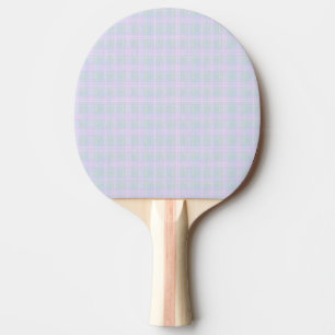 Blaues Prärie-Kariertuch Tischtennis Schläger