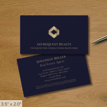 Blaues Professionelles Luxus-Logo