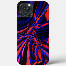 Blaues Quadrat-Design, ausgerichtet auf gekröntes  Case-Mate iPhone Hülle