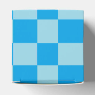 Blaues Quadrat Geschenkschachtel