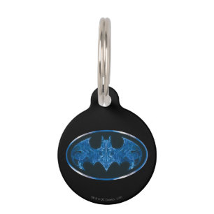 Blaues Rauch-Schläger-Symbol Tiermarke