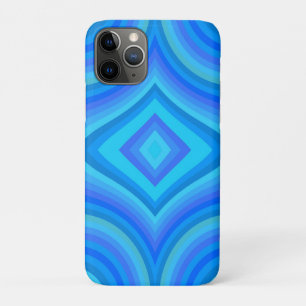 Blaues Retro-Muster Case-Mate iPhone Hülle