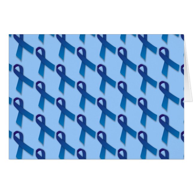 Blaues Ribbons-Muster (Vorderseite (Horizontal))