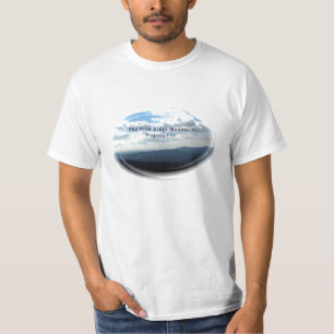 "Blaues Ridge-Gebirgs" Wert-T - Shirt