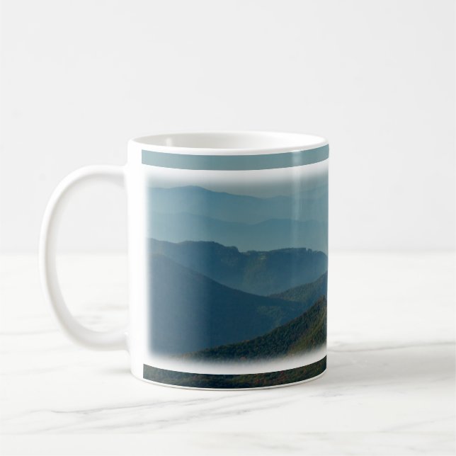 Blaues Ridge-GebirgsTasse Tasse (Links)