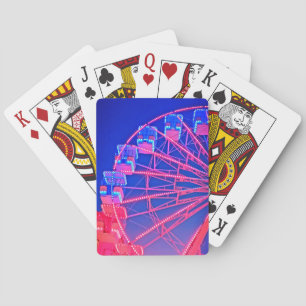 Blaues Riesenrad Spielkarten