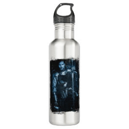 Blaues Ritterknien mit Schwert Trinkflasche